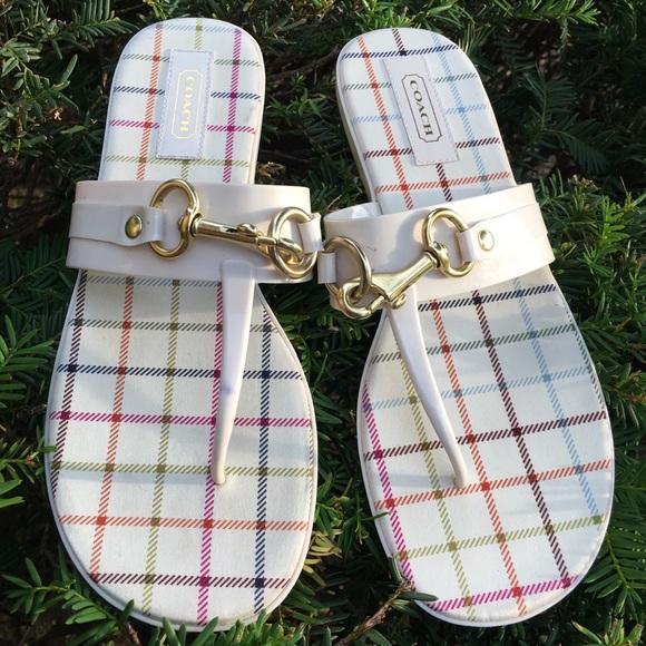 Coach Shoes - Coach Rikki Thong Sandals - Sz 9.5